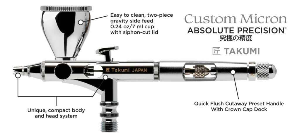 Why use the side cup airbrushes?