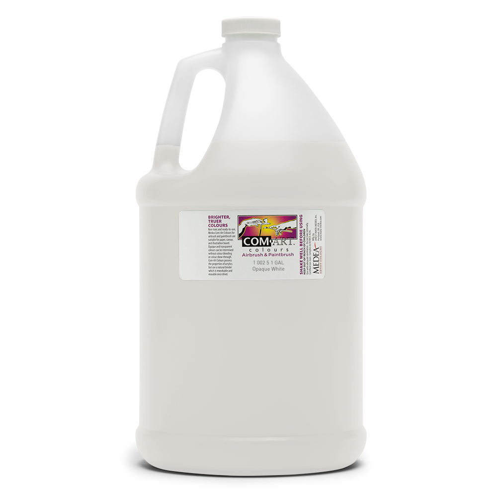 Com Art Colours Acrylic Opaque White 1 gal