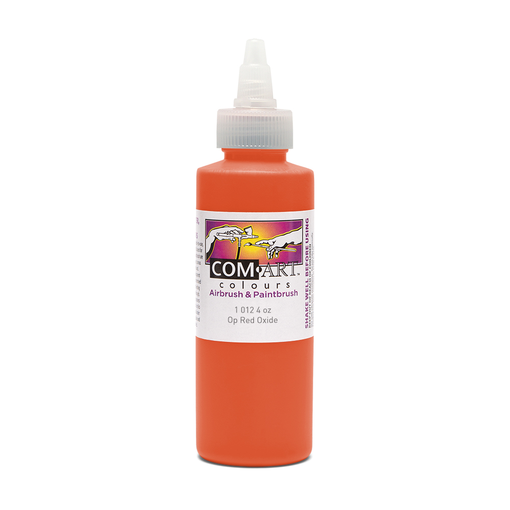 Com Art Colours Acrylic Opaque Red Oxide 4 oz