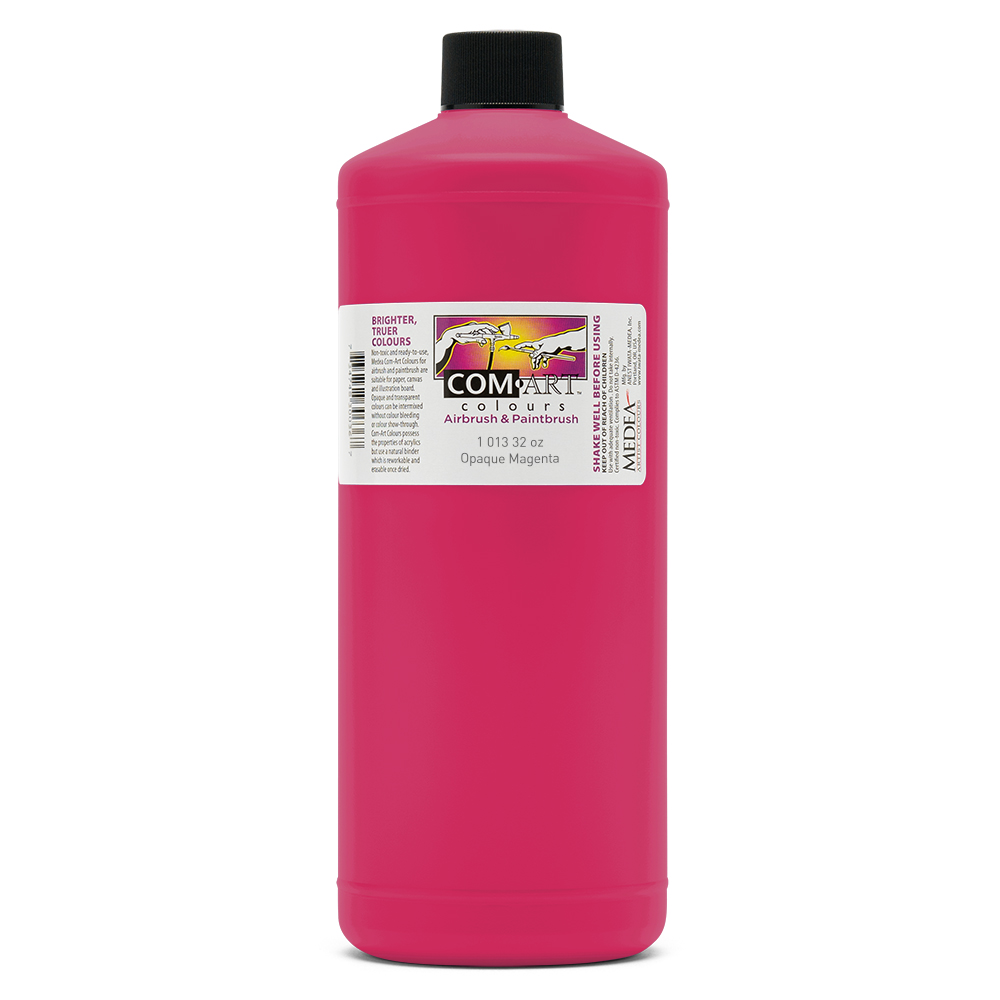 Com Art Colours Acrylic Opaque Magenta 32 oz