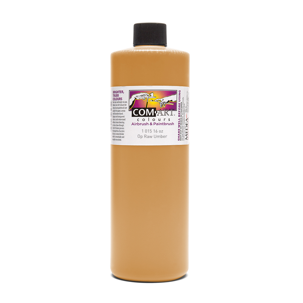 Com Art Colours Acrylic Opaque Raw Umber 16 oz