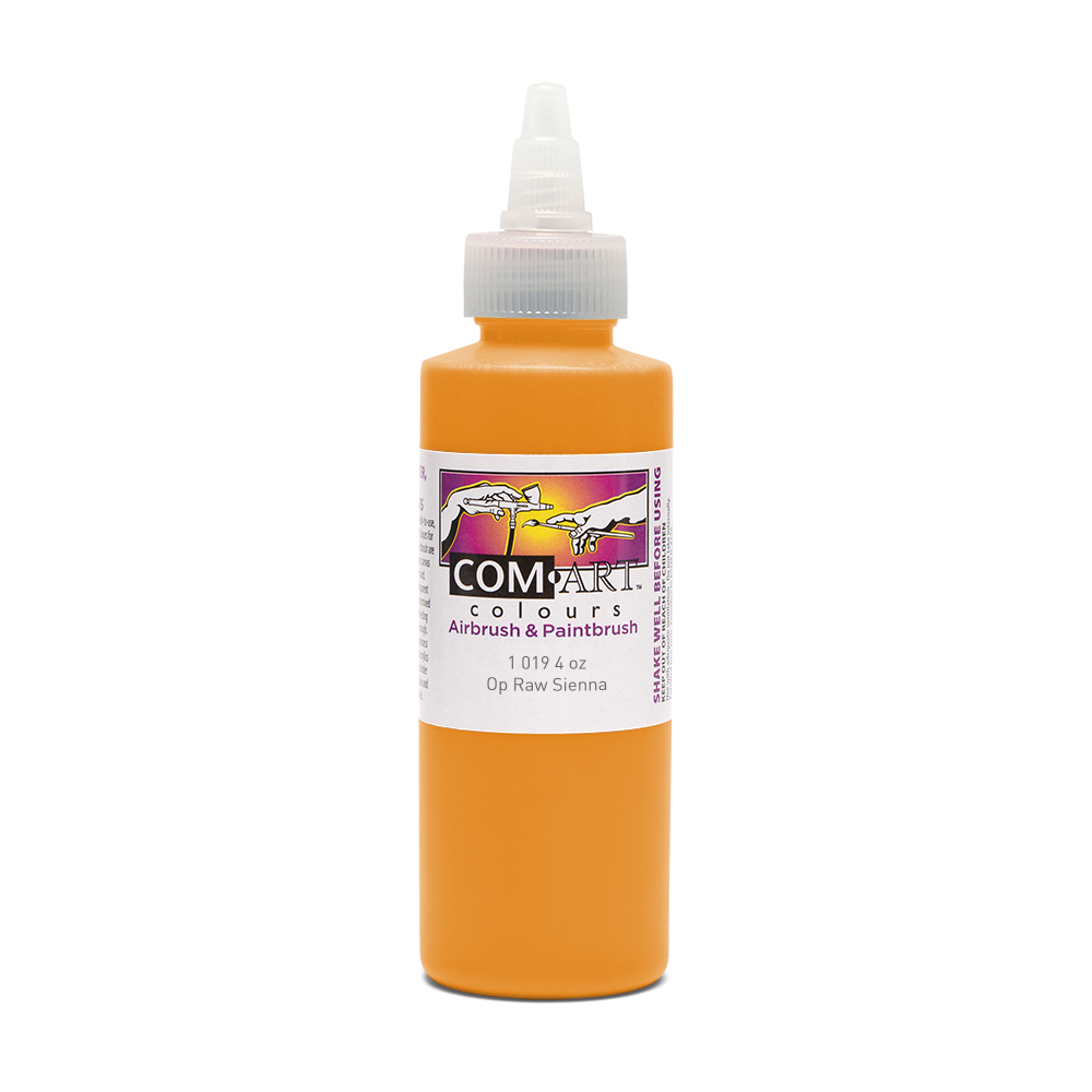 Com Art Colours Acrylic Opaque Raw Sienna 4 oz