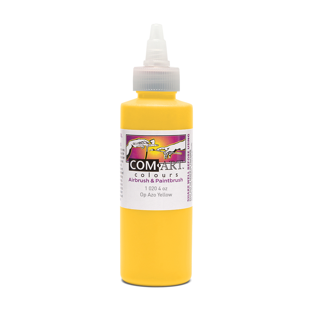 Com Art Colours Acrylic Opaque Azo Yellow 4 oz
