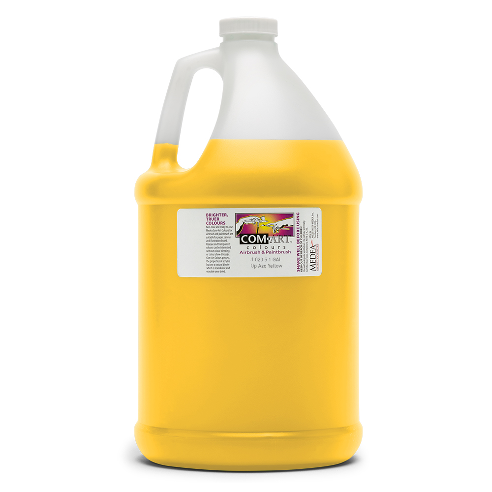 Com Art Colours Acrylic Opaque Azo Yellow 1 gal