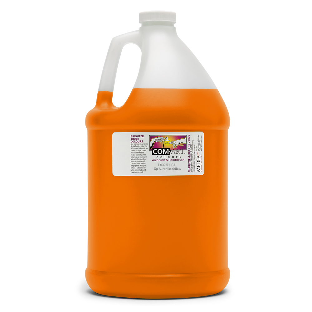 Com Art Colours Acrylic Opaque Aureolin Yellow 1 gal