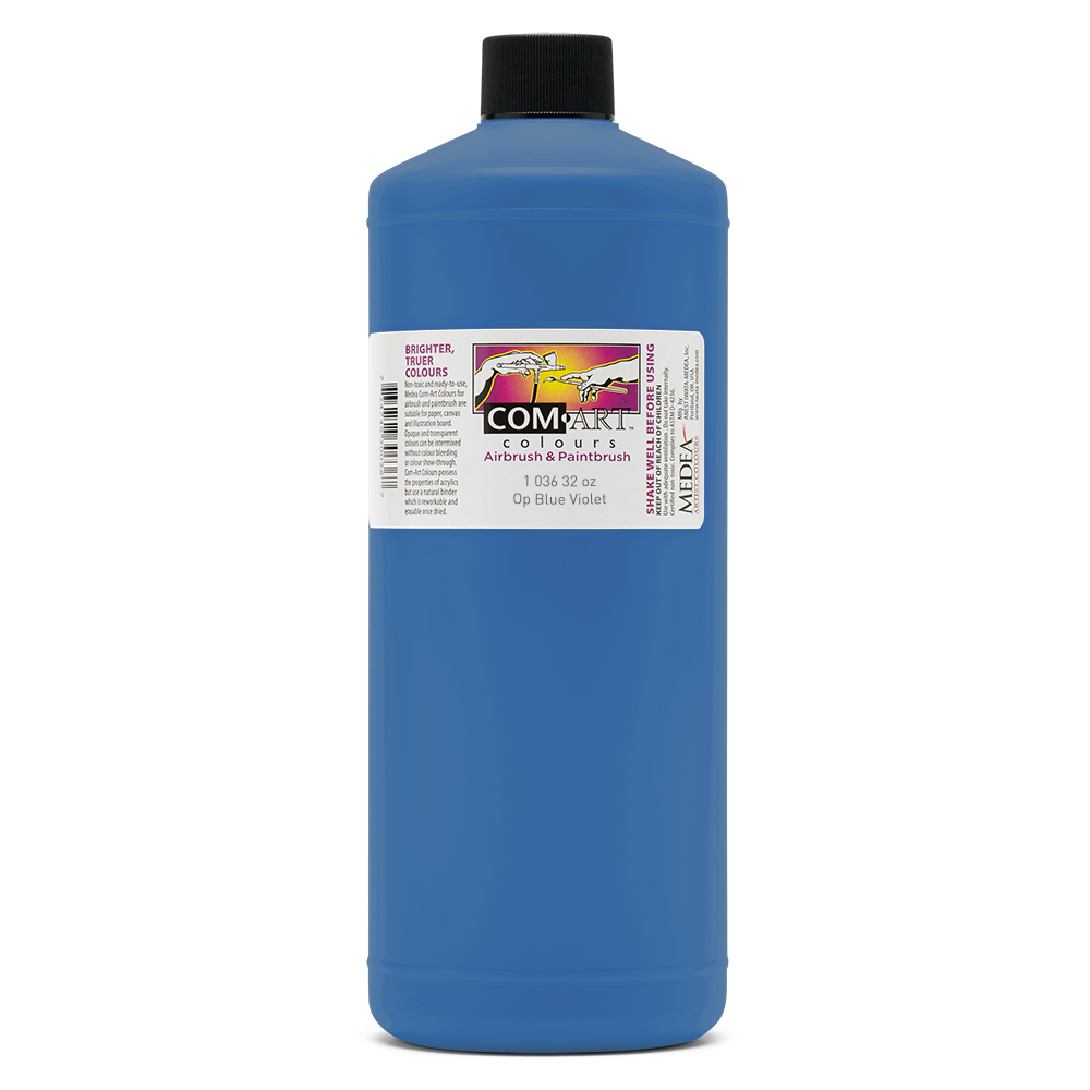 Com Art Colours Acrylic Opaque Blue Violet 32 oz