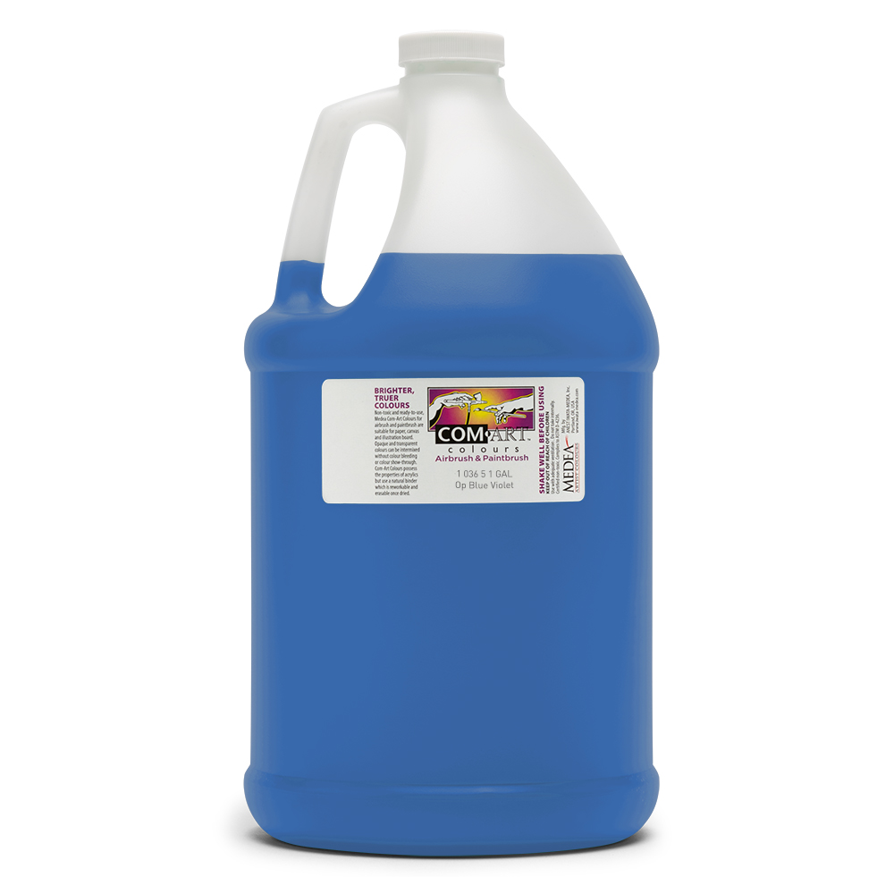 Com Art Colours Acrylic Opaque Blue Violet 1 gal