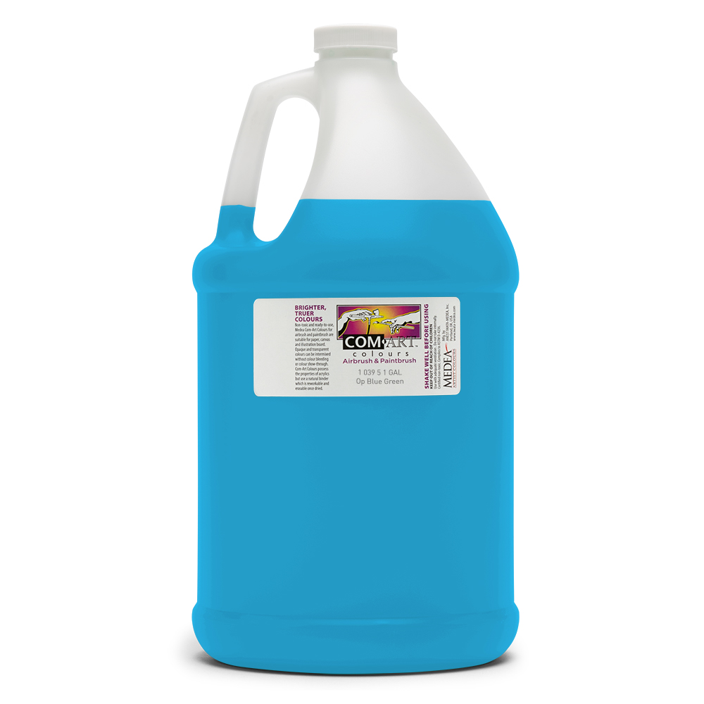 Com Art Colours Acrylic Opaque Blue Green 1 gal