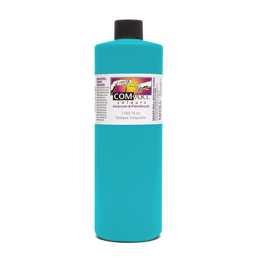Com Art Colours Acrylic Opaque Turquoise 16 oz