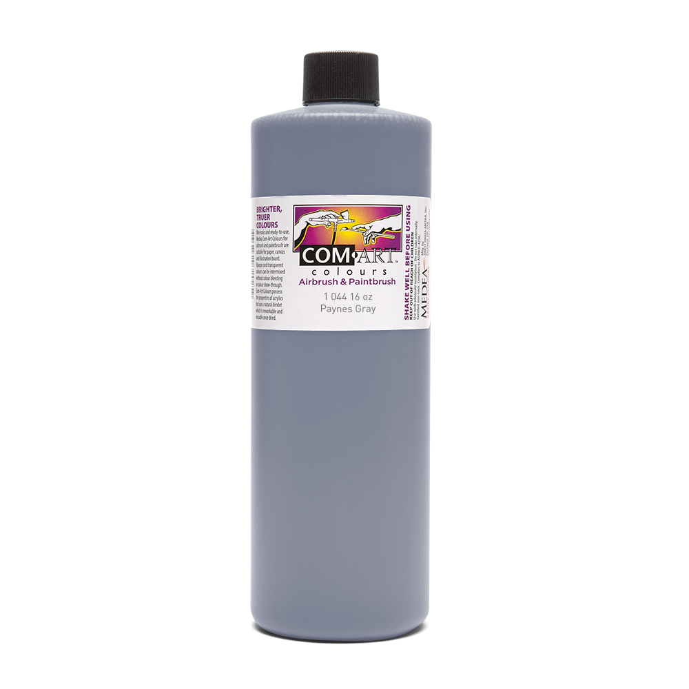 Com Art Colours Acrylic Opaque Paynes Gray 16 oz