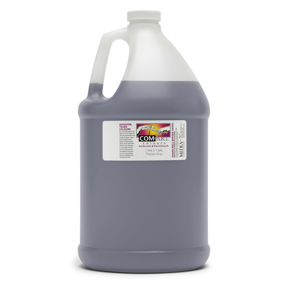 Com Art Colours Acrylic Opaque Paynes Gray 1 gal