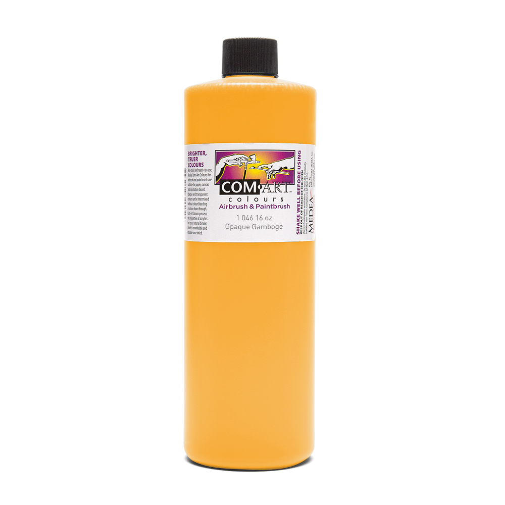 Com Art Colours Acrylic Opaque Gamboge 16 oz