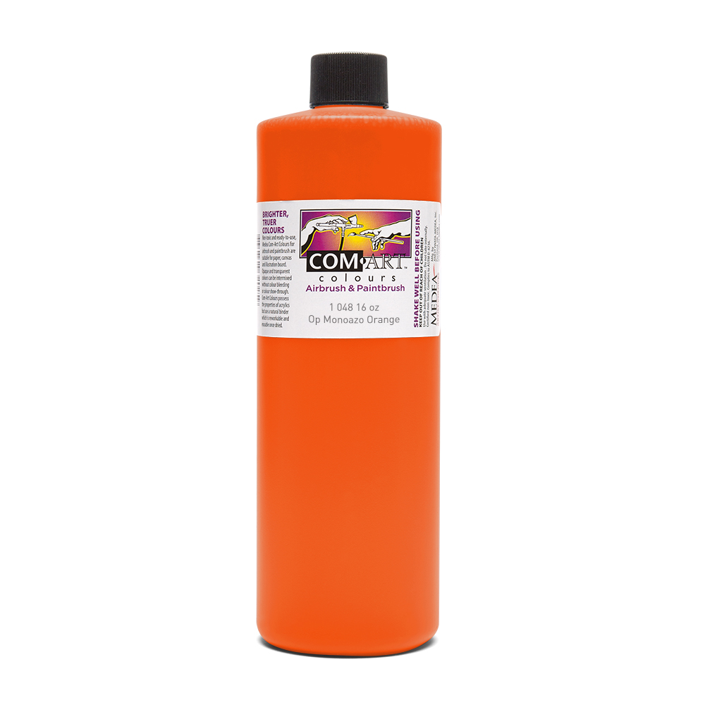 Com Art Colours Acrylic Opaque Monoazo Orange 16 oz