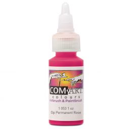 Com Art Colours Acrylic Opaque Permanent Rose 1 oz
