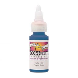 Com Art Colours Acrylic Reproduction Cyan 1 oz