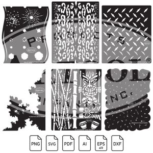 Artool Kustom FX Freehand Digital Download Stencil Set