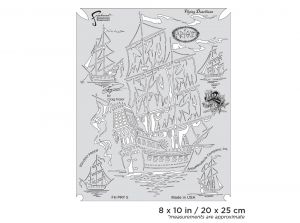 Artool  Piracy Flying Dutchman Freehand Airbrush Template by Craig Fraser