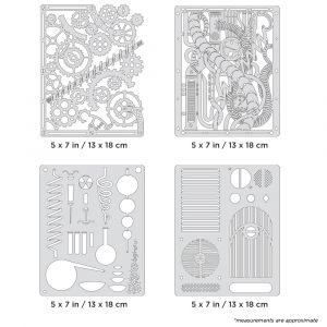 Artool  Steampunk FX2 Mini Series Set Freehand Airbrush Template by Craig Fraser