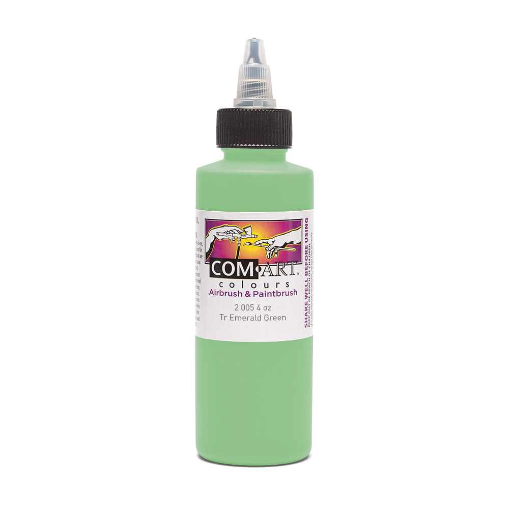 Com Art Colours Acrylic Transparent Emerald Green 4 oz