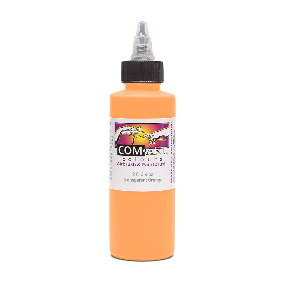 Com Art Colours Acrylic Transparent Orange 4 oz