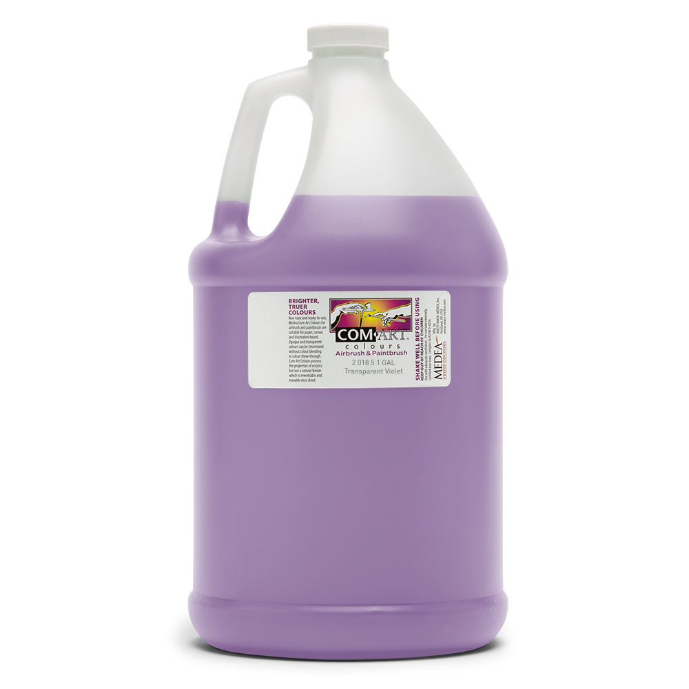 Com Art Colours Acrylic Transparent Violet 1 gal