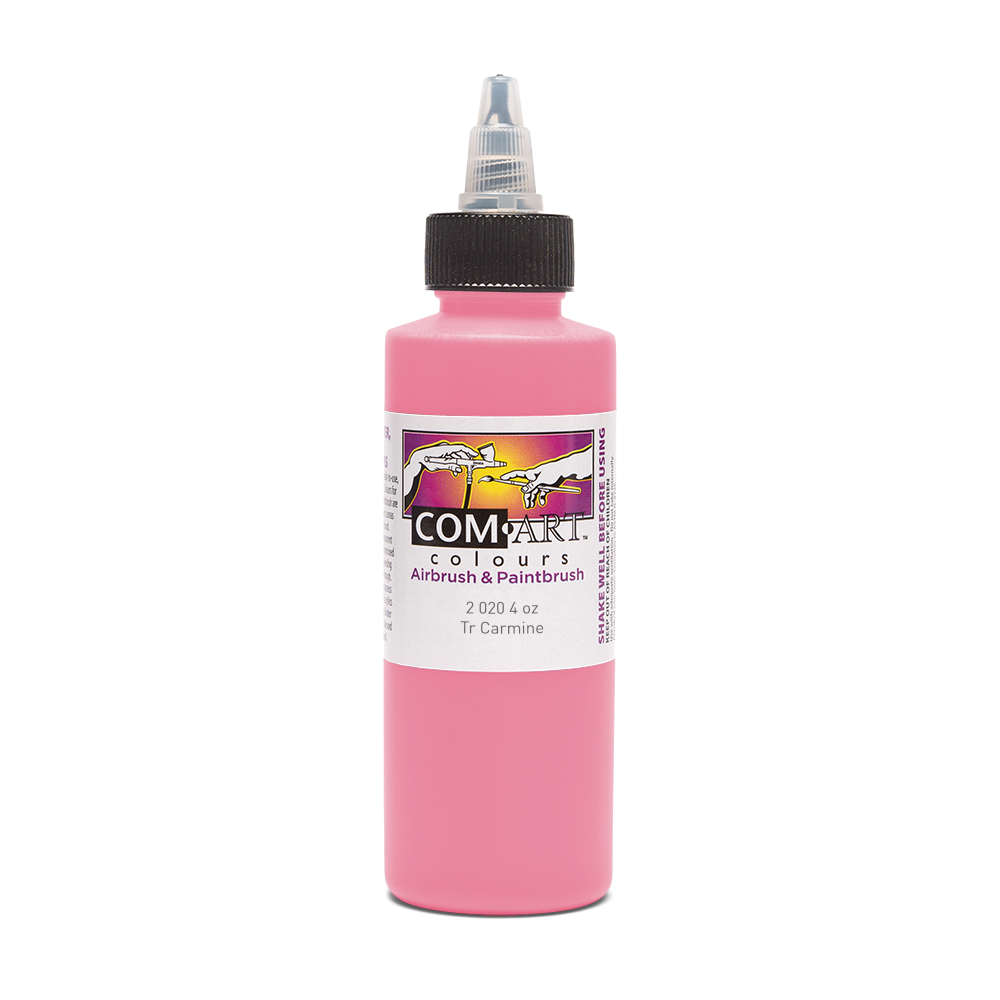 Com Art Colours Acrylic Transparent Carmine 4 oz