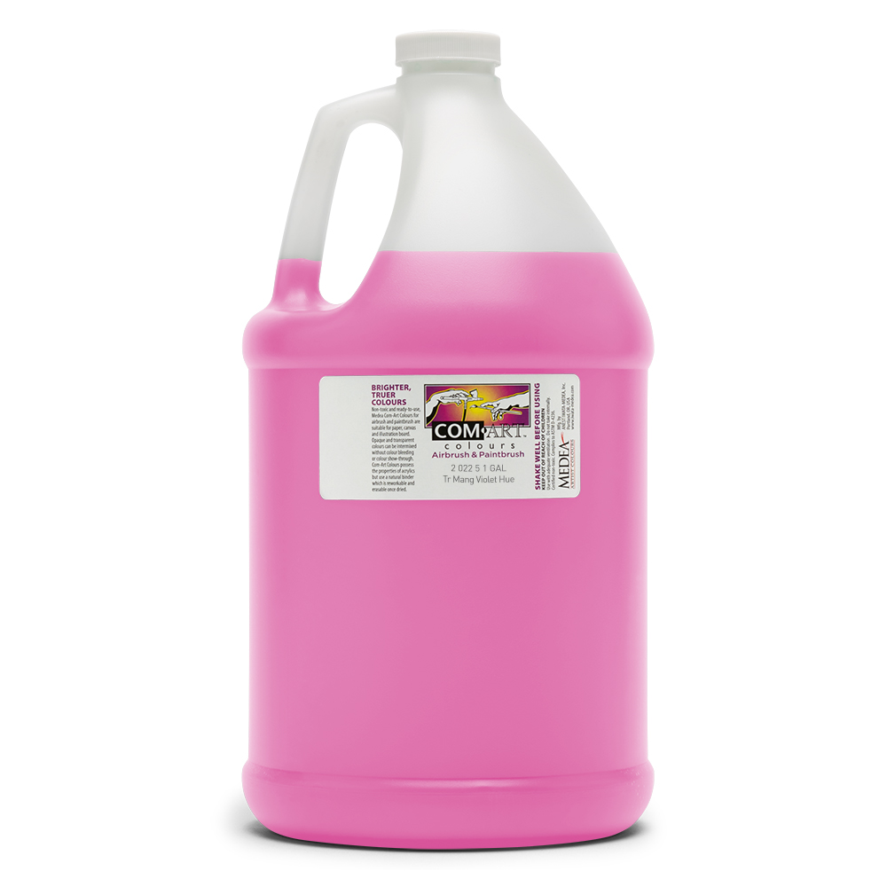 Com Art Colours Acrylic Transparent Manganese Violet Hue 1 gal