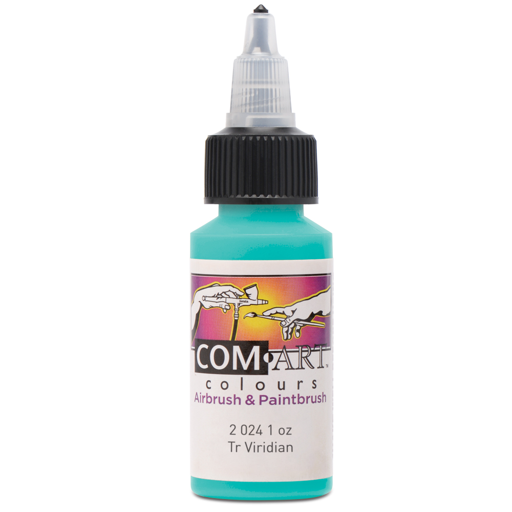 Com Art Colours Acrylic Transparent Viridian 1 oz
