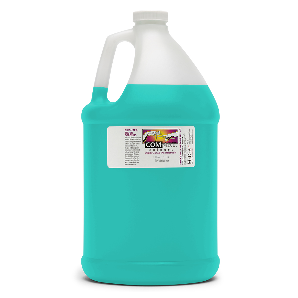 Com Art Colours Acrylic Transparent Viridian 1 gal