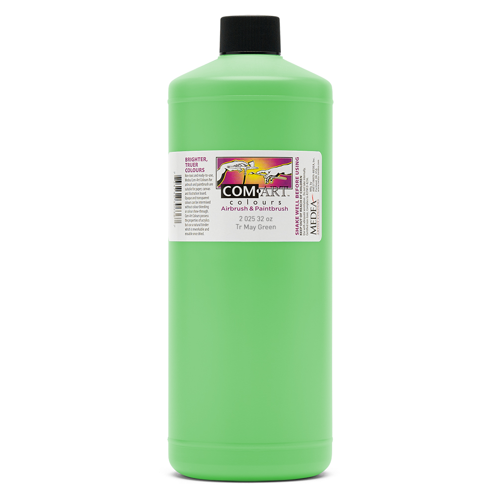 Com Art Colours Acrylic Transparent May Green 32 oz