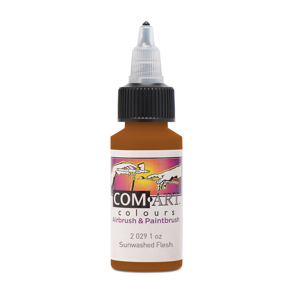 Com Art Colours Acrylic Transparent Sunwashed Flesh 1 oz