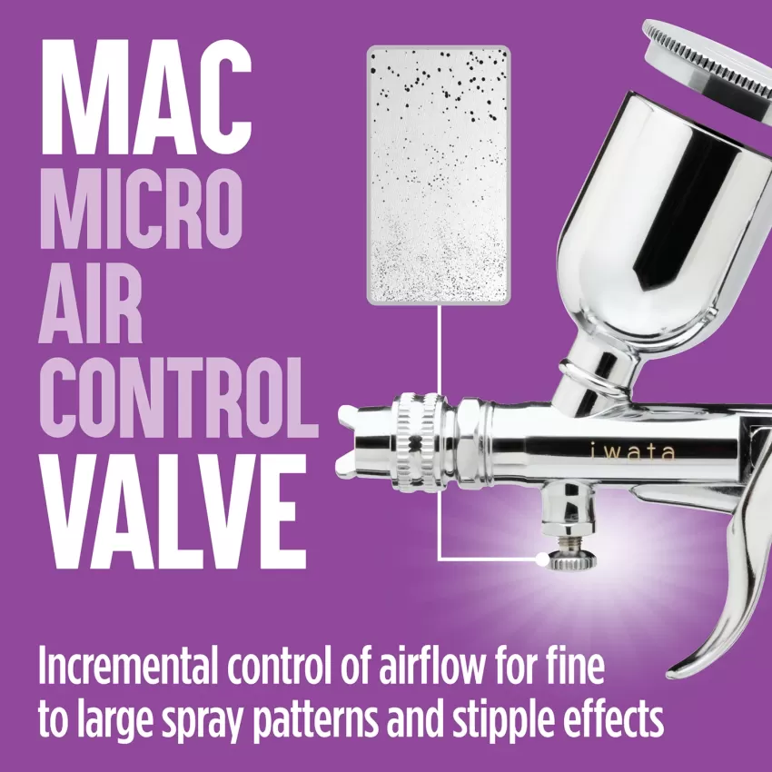 Iwata Hi-Line HP-TH Gravity Feed Dual Action Trigger Airbrush - alt-4 thumbnail