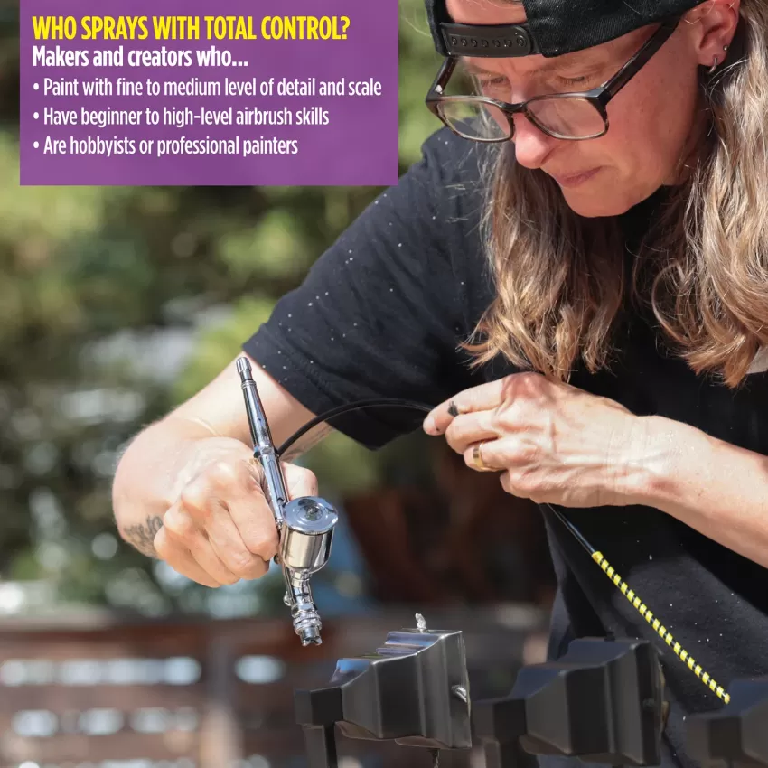 Iwata Hi-Line HP-TH Gravity Feed Dual Action Trigger Airbrush - alt-5 thumbnail