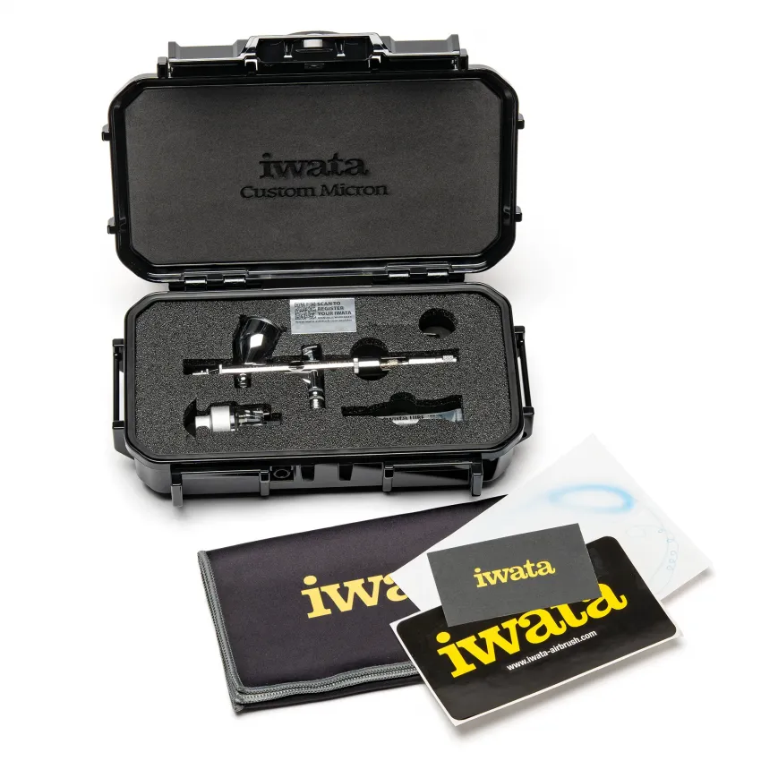 Iwata Custom Micron CM-C Plus Gravity Feed Dual Action Airbrush