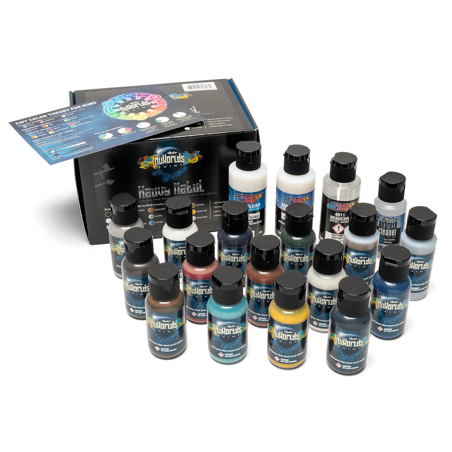 Medea NuWorlds Paint Heavy Metal Set