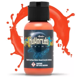 Medea NuWorlds Paint Impenetrable Red Orange 1 oz product imagery
