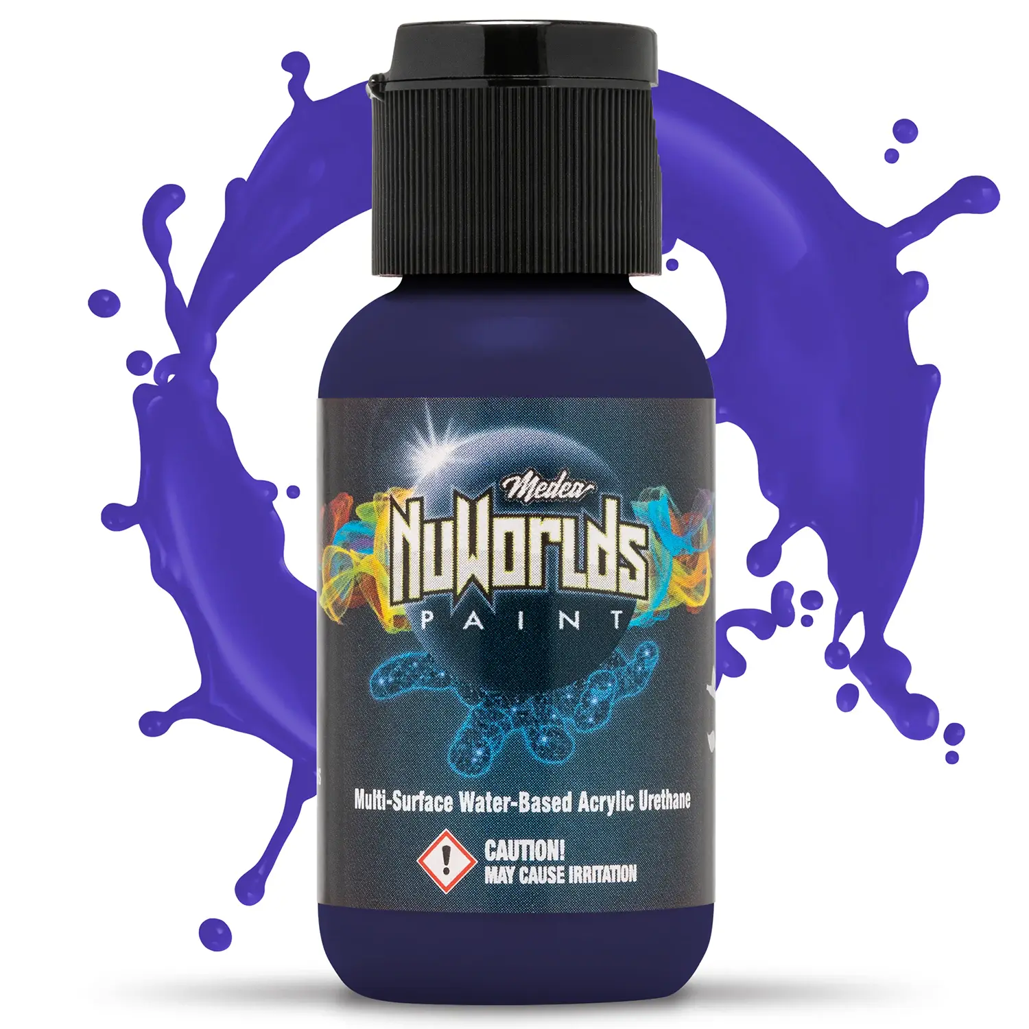 Medea NuWorlds Paint Impenetrable Purple 1 oz