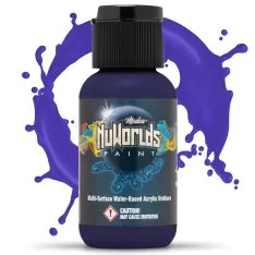 Medea NuWorlds Paint Impenetrable Purple 1 oz