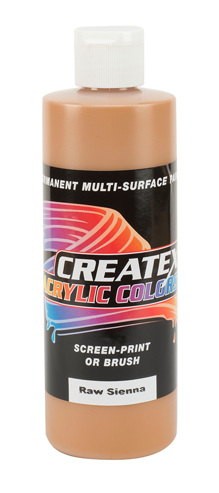 Createx Acrylic Colors Raw Sienna, 8 oz.