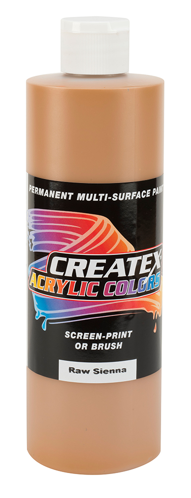 Createx Acrylic Colors Raw Sienna, 16 oz.
