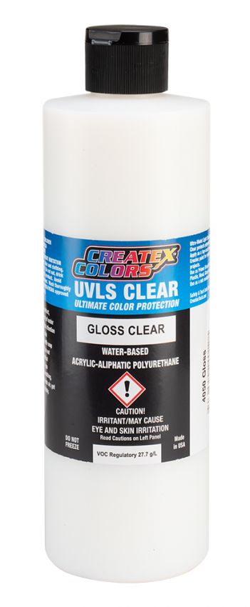 Createx UVLS Clear | Gloss, 16 oz.: Iwata-Medea