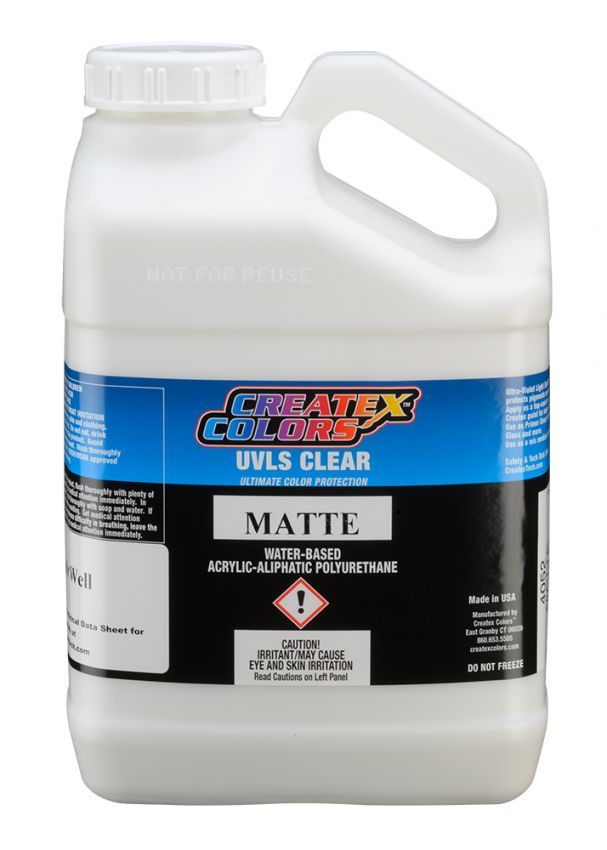 Createx UVLS Clear | Matte, Gallon: Iwata-Medea