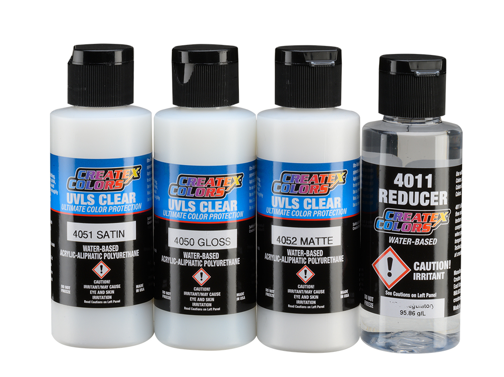 Createx Colors UVLS Clears Sampler Set, 2 oz.