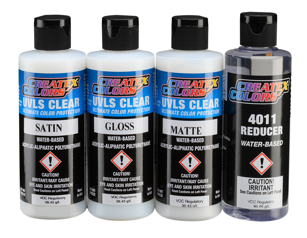 Createx Colors UVLS Clears Sampler Set, 4 oz.: Anest Iwata-Medea, Inc.