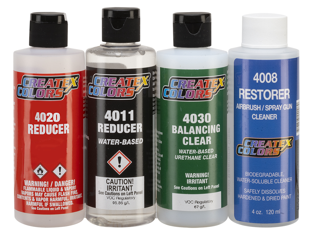 Createx Colors Additive Sampler Set with 4020, 4 oz. Anest IwataMedea