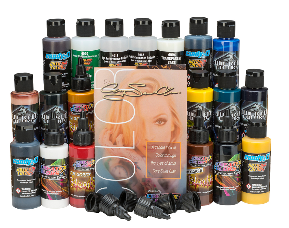 Createx Colors Cory St Claire Signature Set, 2 oz.: Anest Iwata