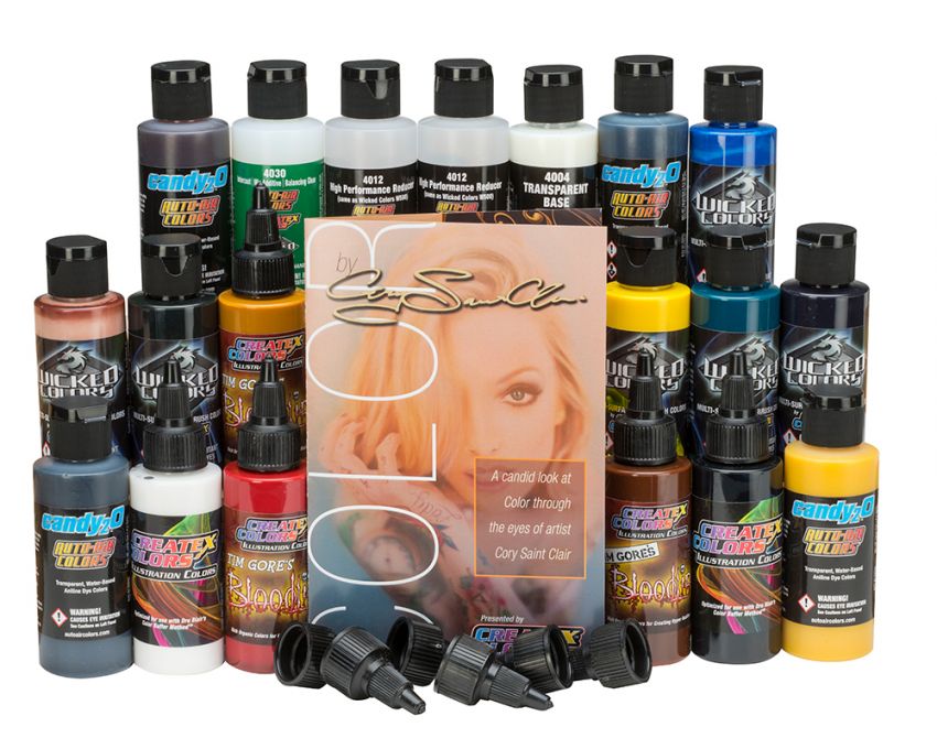 Createx Colors Cory St Claire Signature Set, 2 oz.: Anest Iwata