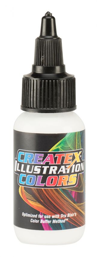 Createx Illustration Colors Opaque White, 1 oz.