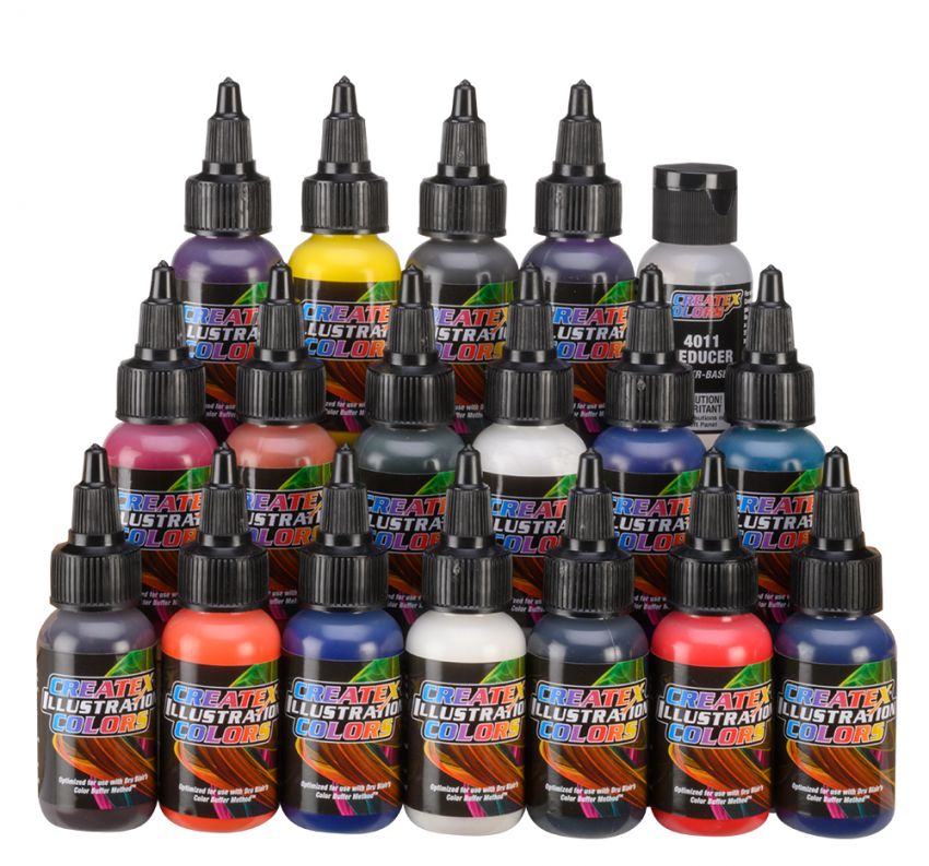 Createx Illustration Colors Color Wheel Set, 1 oz.: Anest Iwata