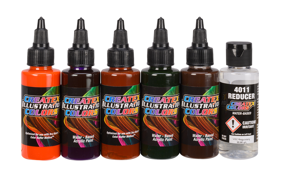 Createx Illustration Colors Secondary Set, 2 oz.